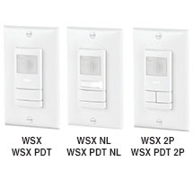 PIR and PDT Wall Switch Sensors WSX Series